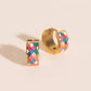 Merry & Bright Super Chunky Huggie Hoop Earrings
