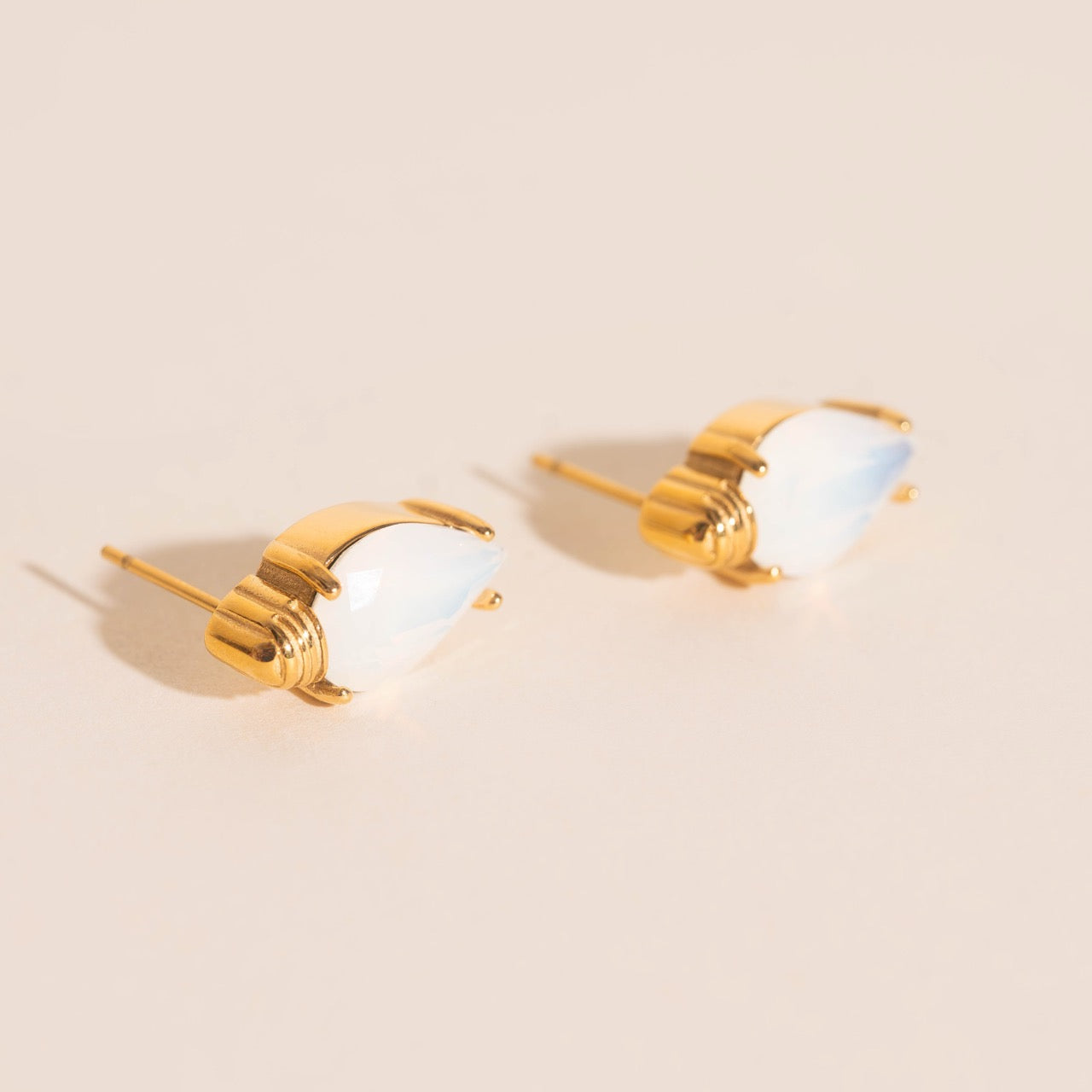 Crystal Bulb Stud Earrings