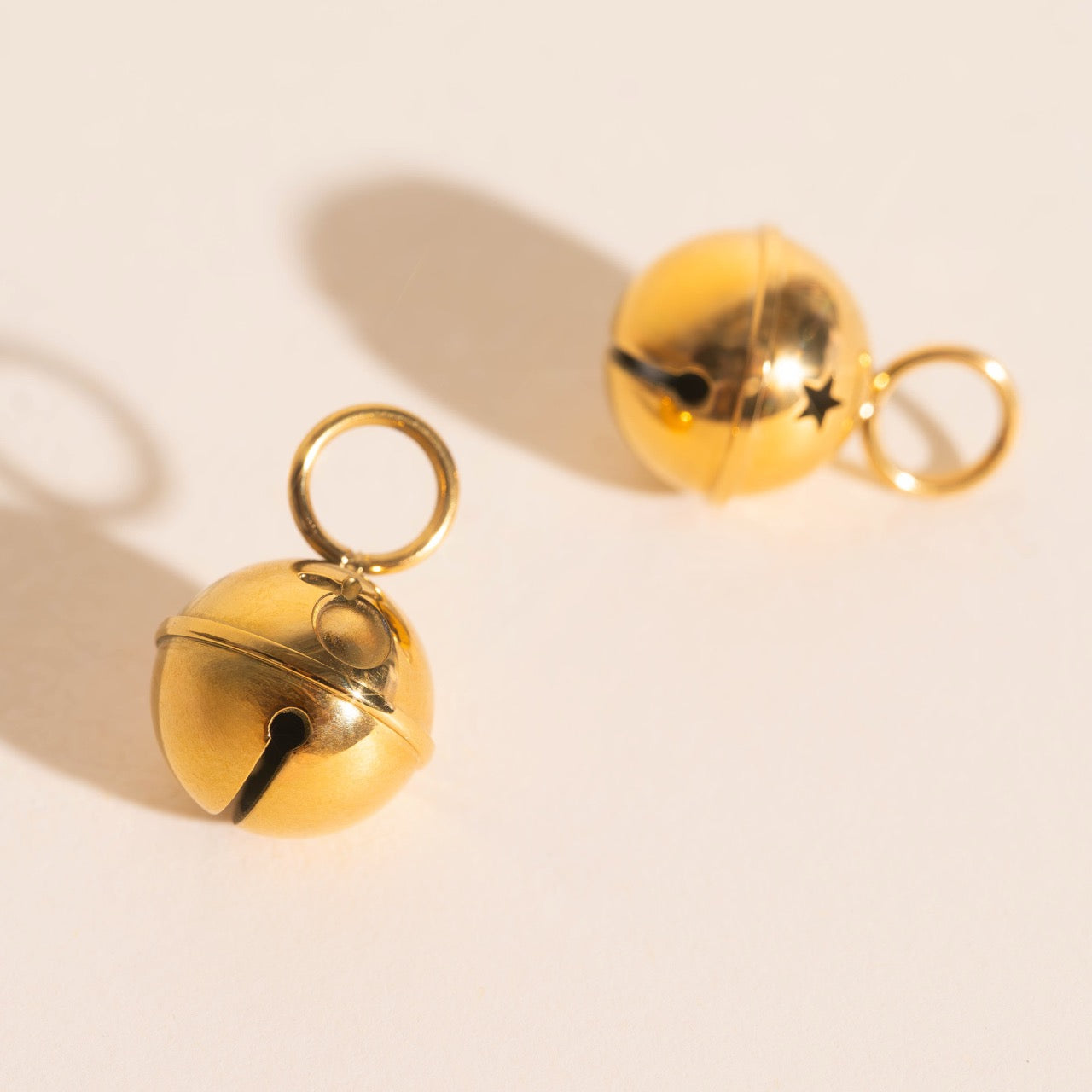 Bell Chunky Huggie Hoop Charms