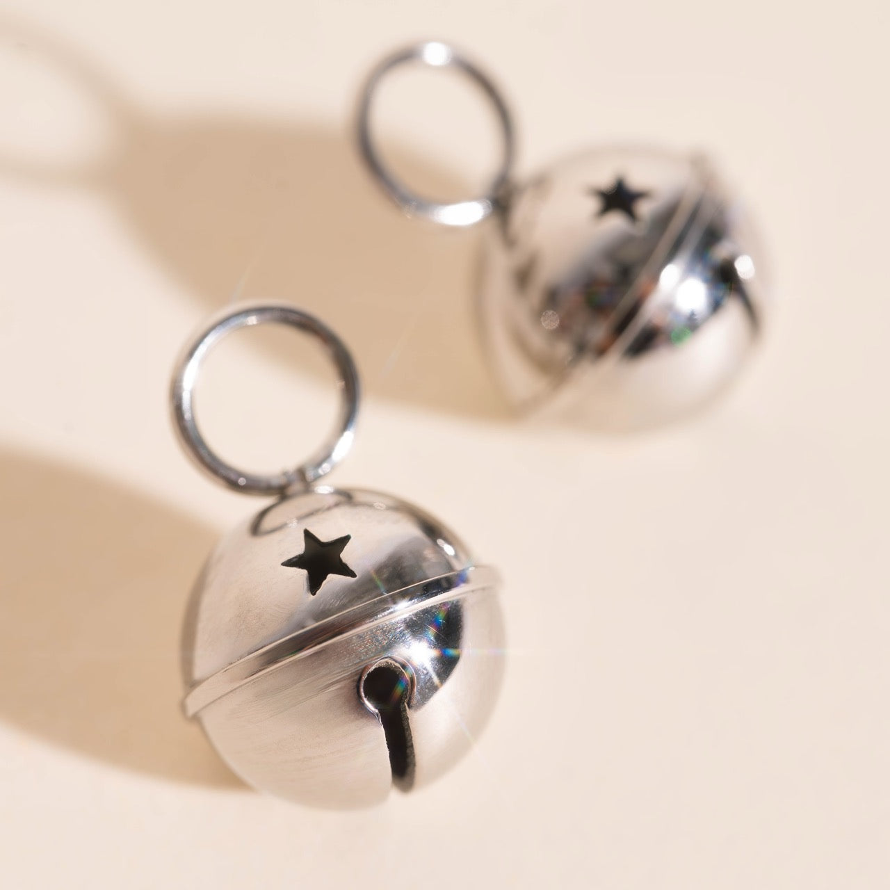 Bell Chunky Huggie Hoop Charms