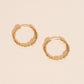 Barbed Wire Huggie Hoop Earrings