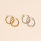 Barbed Wire Huggie Hoop Earrings