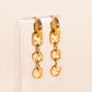 Chain Chunky Huggie Hoop Charms