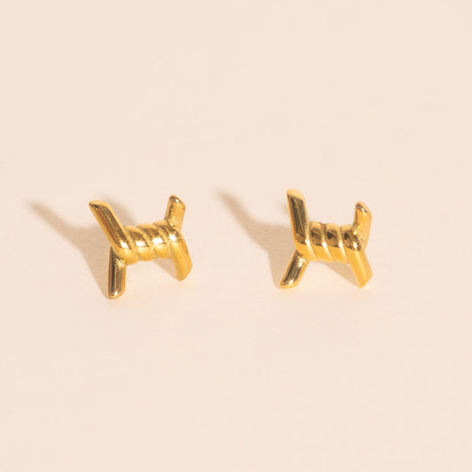 Barbed Wire Stud Earrings