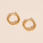 Spiky Huggie Hoop Earrings