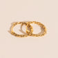 Chain Huggie Hoop Earrings