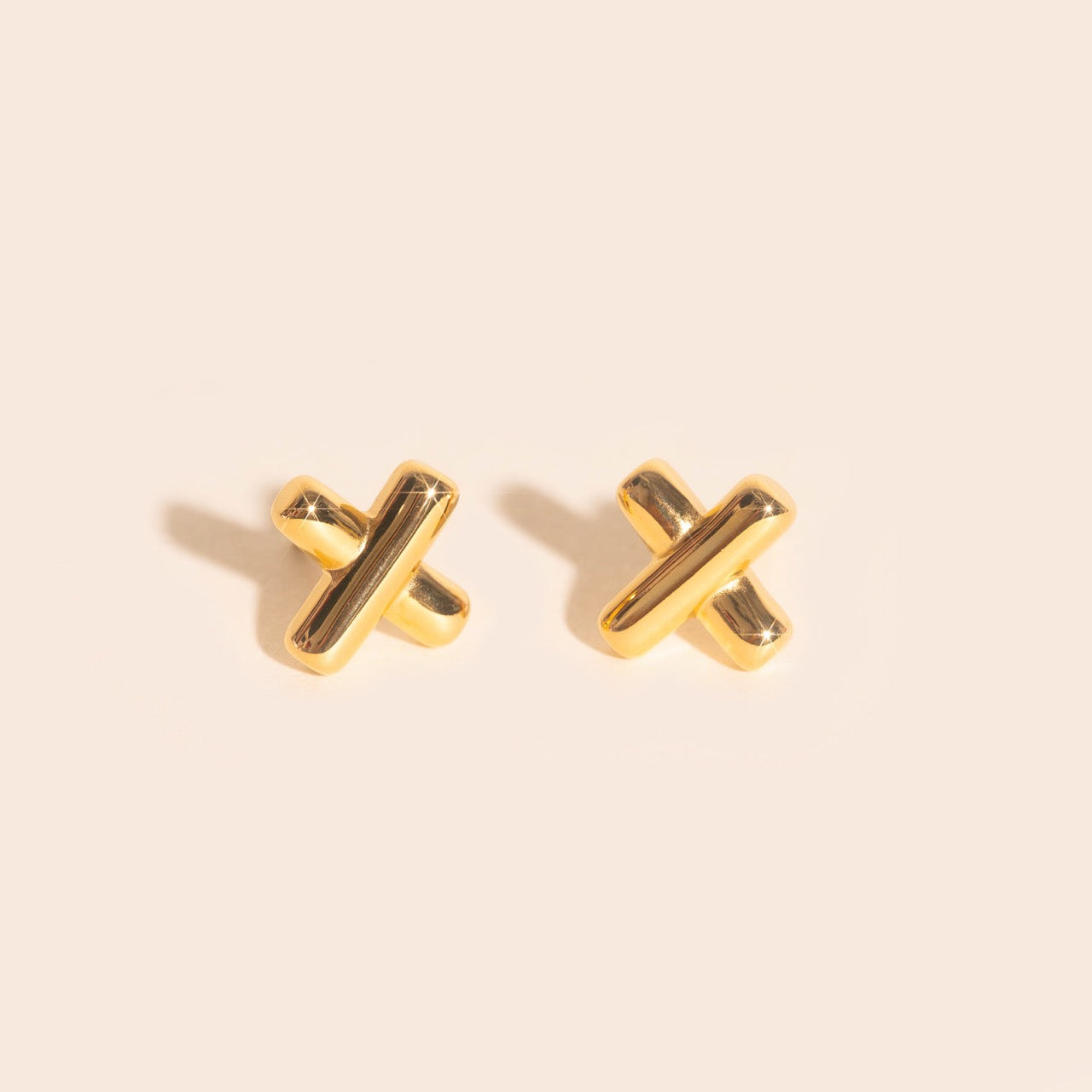 X Stud Earrings