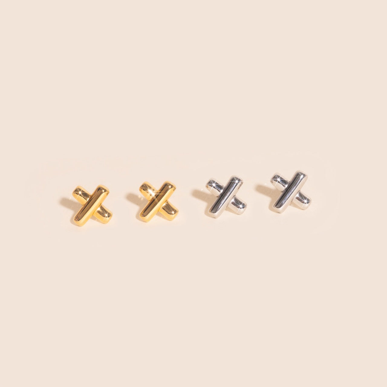 X Stud Earrings – Oh Clementine