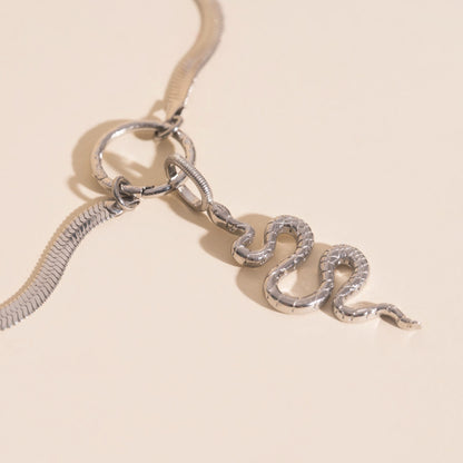 Snake Necklace Charm