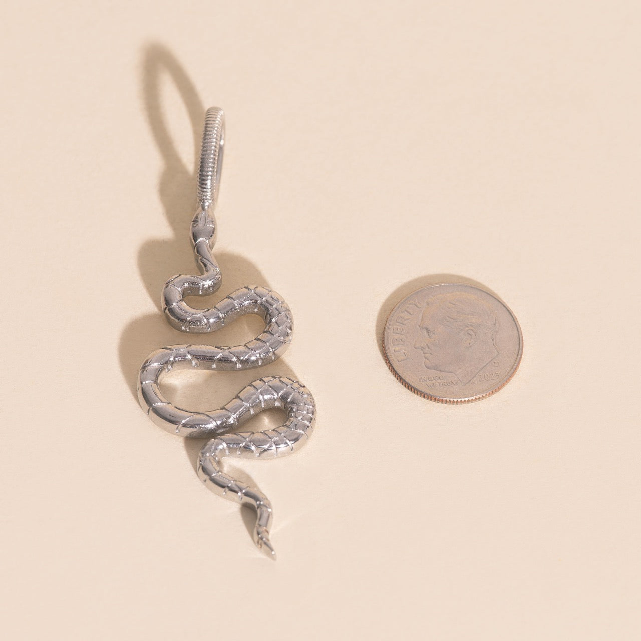 Snake Necklace Charm