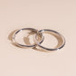 Titanium Jumbo Chunky Rounded Huggie Hoop Earrings