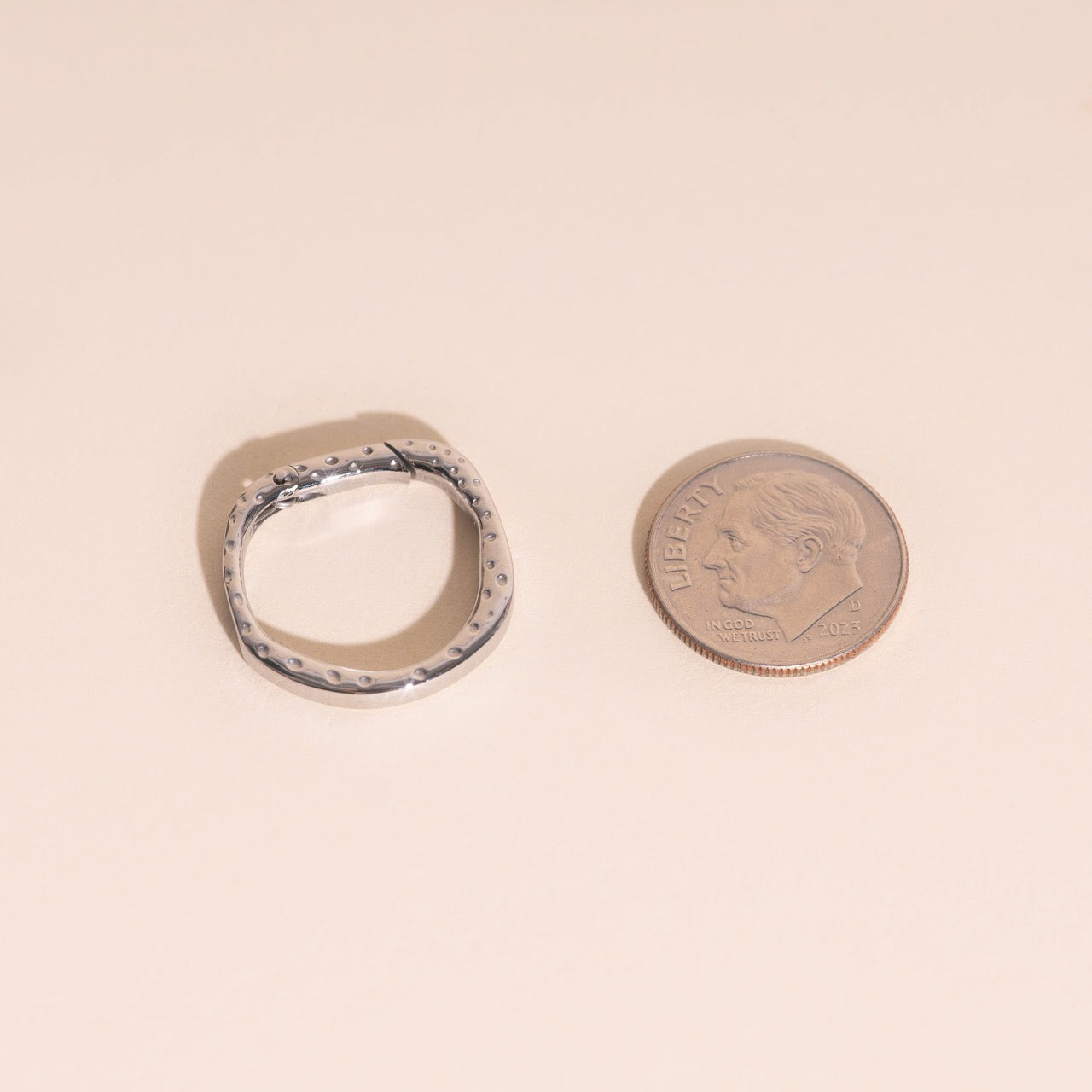 Irregular Necklace Charm Clasp (17mm)