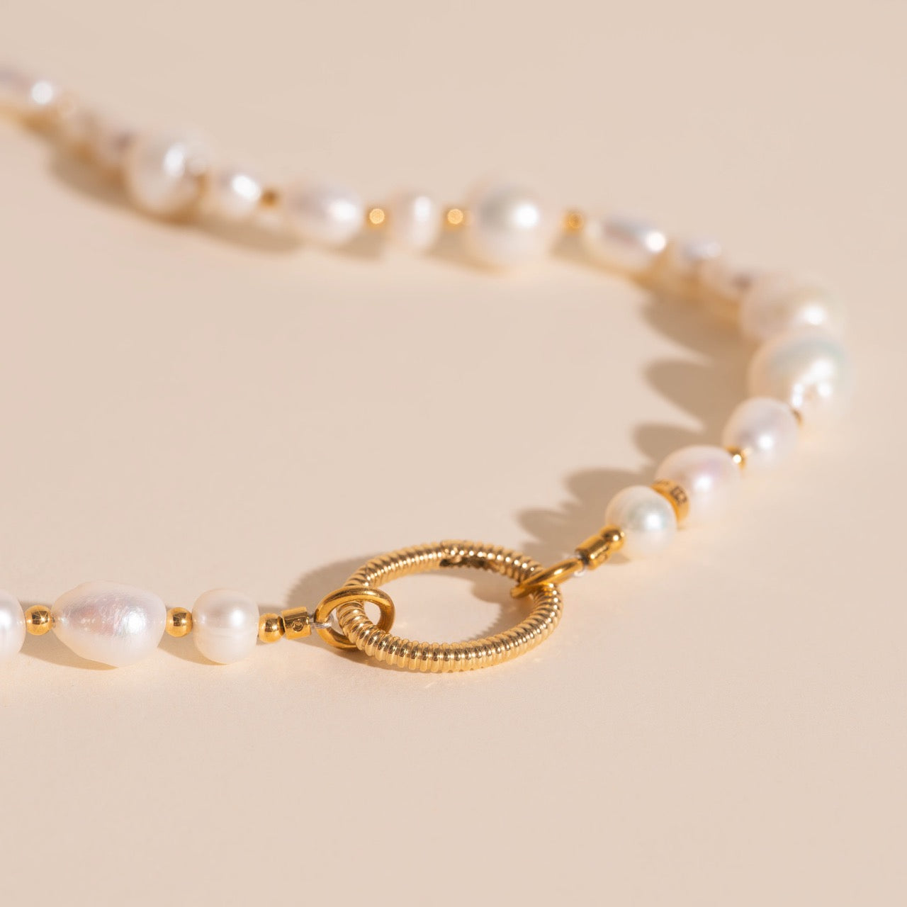 Coil Necklace Charm Clasp (17mm)