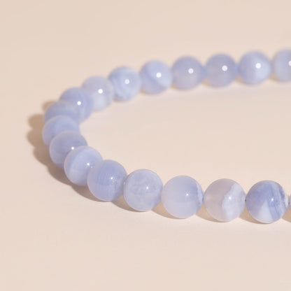 Blue Gumball Necklace (18")