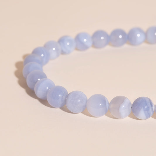 Blue Gumball Necklace (18")