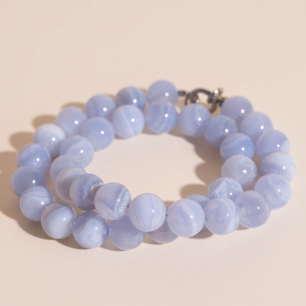 Blue Gumball Necklace (18")