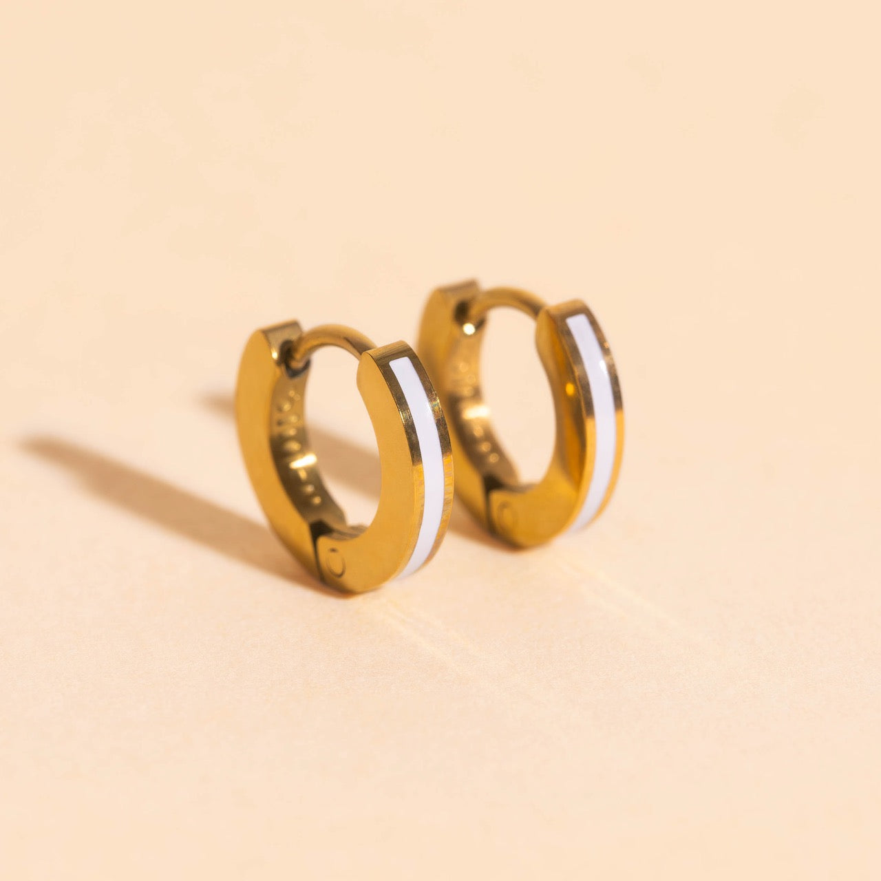 Color Tiny Huggie Hoop Earrings