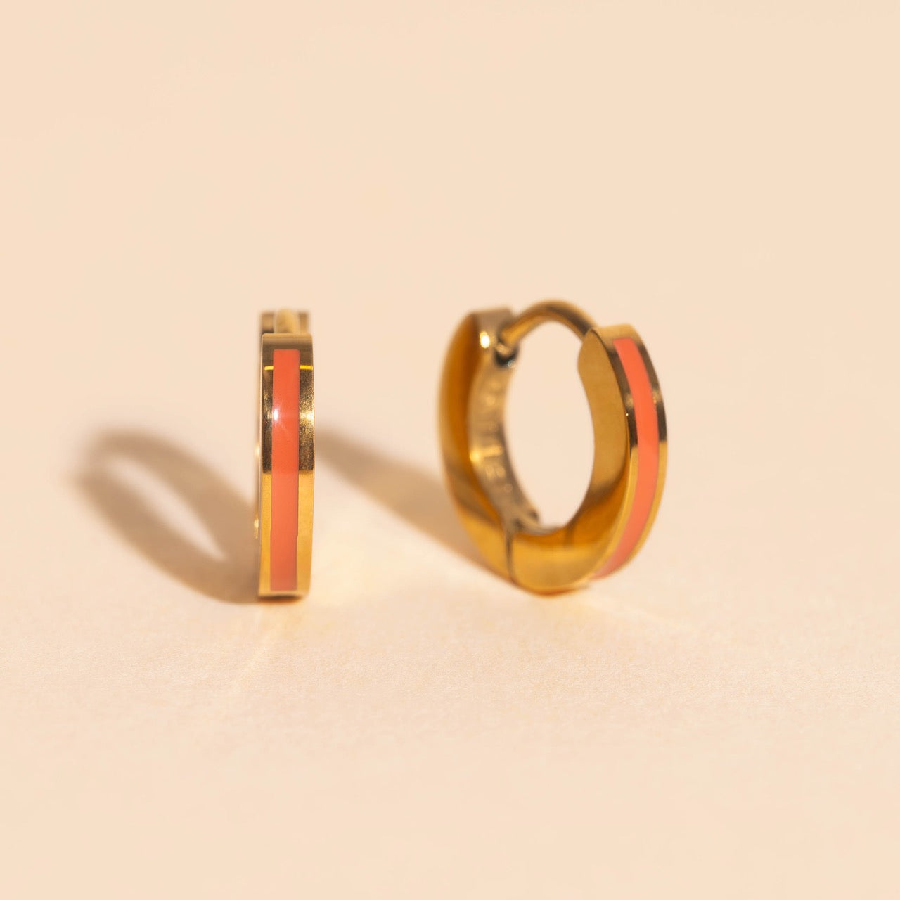 Color Tiny Huggie Hoop Earrings