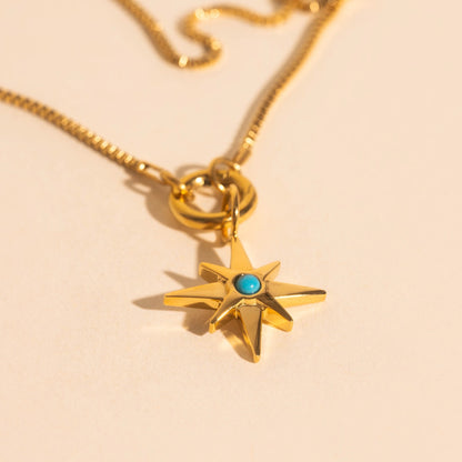 Winds Compass Necklace Charm