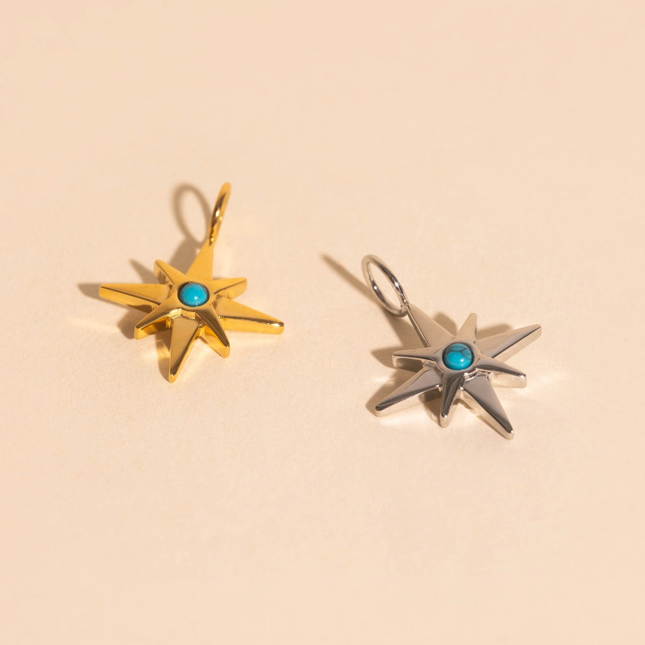 Winds Compass Necklace Charm