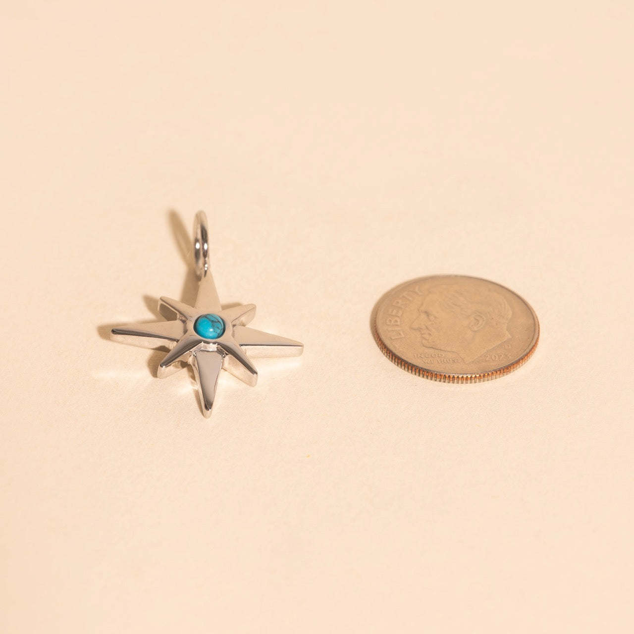 Winds Compass Necklace Charm