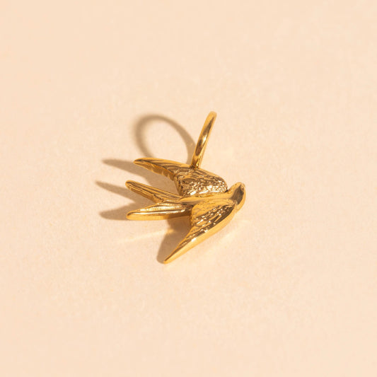 Bird Necklace Charm