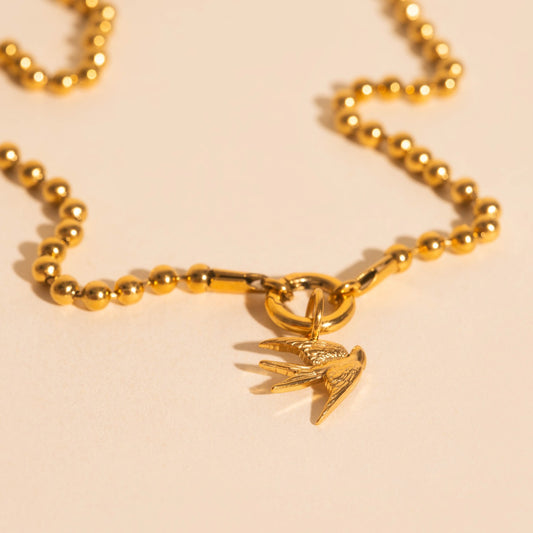 Bird Necklace Charm