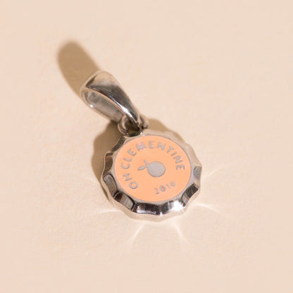 Mini Oh Clem Bottle Cap Necklace Charm