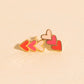 Stacked Heart Stud Earrings