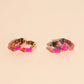Sweetheart Chunky Rounded Huggie Hoop Earrings