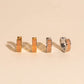 Bambi Chunky Huggie Hoop Earrings