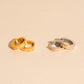 Giraffe Huggie Hoop Earrings
