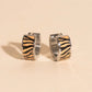 Tiger Super Chunky Huggie Hoop Earrings