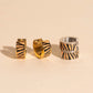 Tiger Super Chunky Huggie Hoop Earrings