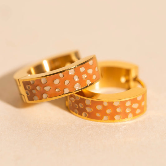 Bambi Chunky Huggie Hoop Earrings