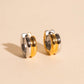 Titanium Double Chunky Rounded Huggie Hoop Earrings - FeatherTUFF™