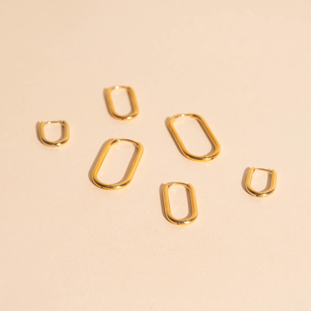 FeatherTUFF™ Rectangle Hoop Earrings 3-pack