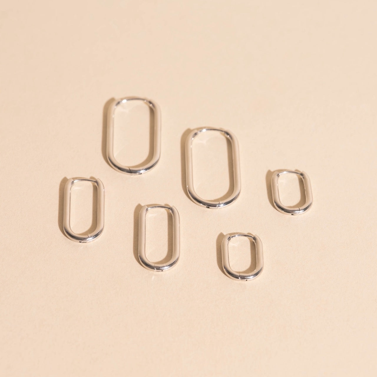 FeatherTUFF™ Rectangle Hoop Earrings 3-pack