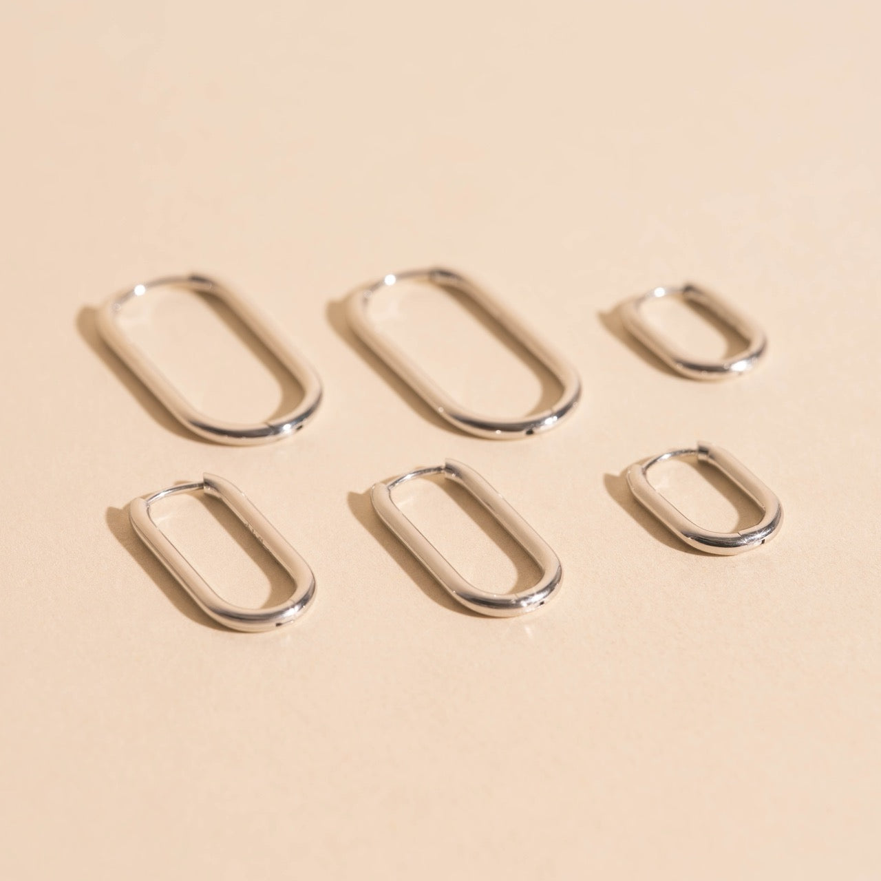 FeatherTUFF™ Rectangle Hoop Earrings 3-pack