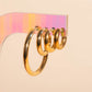 FeatherTUFF™ Noodle Hoop Earrings 4-pack