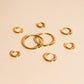 FeatherTUFF™ Noodle Hoop Earrings 4-pack