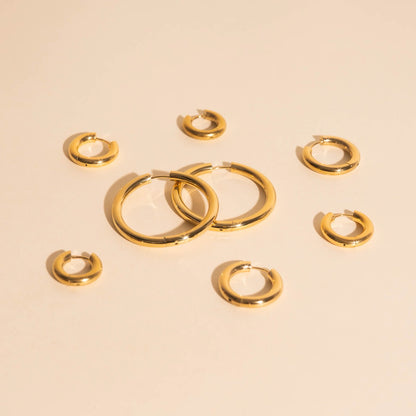 FeatherTUFF™ Noodle Hoop Earrings 4-pack