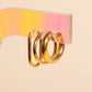 FeatherTUFF™ Basic Hoop Earrings 3-pack - Medium