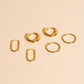 FeatherTUFF™ Basic Hoop Earrings 3-pack - Medium