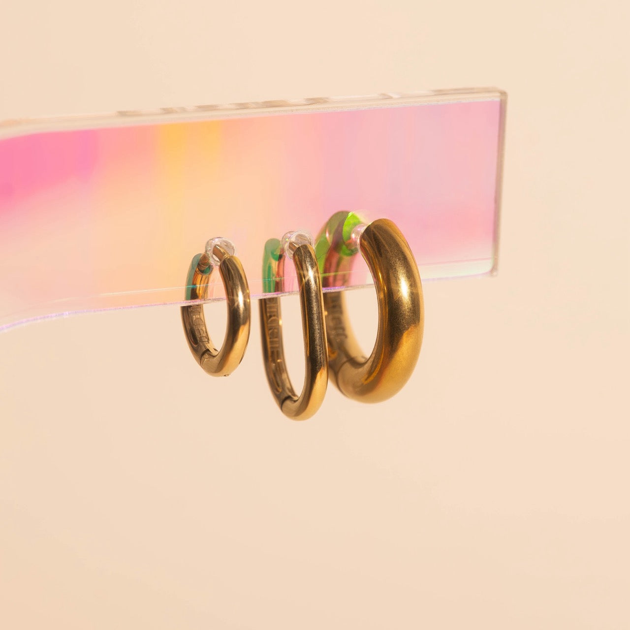 FeatherTUFF™ Basic Hoop Earrings 3-pack - Small