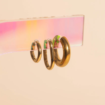 FeatherTUFF™ Basic Hoop Earrings 3-pack - Small