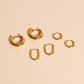 FeatherTUFF™ Basic Hoop Earrings 3-pack - Small