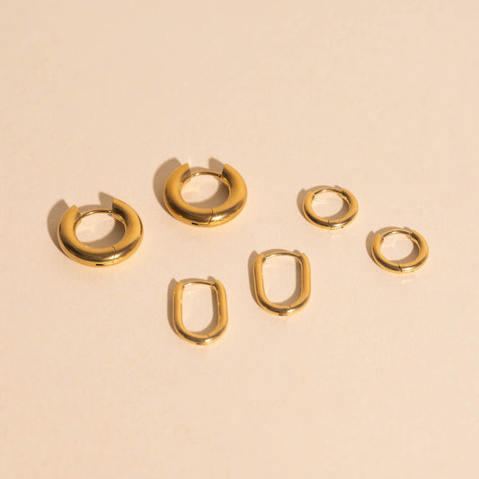 FeatherTUFF™ Basic Hoop Earrings 3-pack - Small