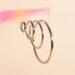 FeatherTUFF™ Circle Hoop Earrings 4-pack