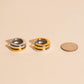 Titanium Double Chunky Rounded Huggie Hoop Earrings - FeatherTUFF™